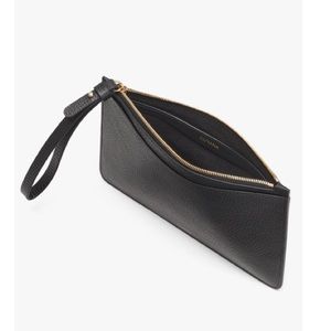 Cuyana slim wristlet wallet - smooth leather
